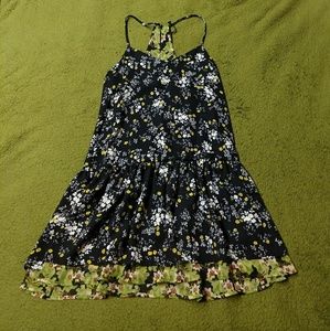 Princess Vera Wang Drop Waist Floral Dress